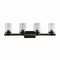 Jonathan Y Bungalow 32" 4-Light Iron/Seeded Glass Rustic Farmhouse LED Vanity Light, Oil Rubbed Bronze JYL7510A - alternate 6