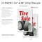 Signmission Tire Sale, Vinyl Decals Only 24 Inch x 36 Inch, Vinyl Decal, 2PK DSB-2436-2PACK-Tire Sale - alternate 2