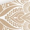 Homeroots 76" X 18" Tan and White Surfboard Floral Medallion Wood Hanging Dimensional Sculpture 370403 - alternate 5
