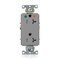 Leviton DPl HG/IG Rec 20A 125V TR Self-Gr Gry DT830-IGG - alternate 1