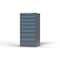 Strong Hold 8 drawer cabinet - (4x 5ft, 2x 6ft, 2x 7ft) - Blue accents - Keyed Alike S3060-PPAAS-0802FS - alternate 3