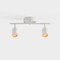 Vidalite Shura White 2-Light Track Light with Rotatable Heads, Integrated LED Bulbs, 3000k, 1120 Lumen CE1008569 - alternate 1