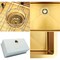 Homeroots 10in X 30in Gold Stainless Steel Undermount Kitchen Sink 719950 - alternate 4