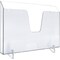 Acrimet Pocket File Holder Horizontal Brochure Display (Wall or Countertop, Letter, Crystal) 862.1 - alternate 1