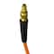 Freeman 1/4in x 25' Polyurethane Recoil Air Hose with Bend Restrictors and Brass Fittings P1425RCF - alternate 3