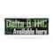 Signmission Delta 8 THC Available Here, 18 Inch x 48 Inch, Vinyl Banner B-30538 - alternate 1