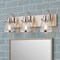 Vaxcel Covington 3-Light Vanity Light, Satin Nickel, Clear Glass, 23-In. Wide W0584 - alternate 6