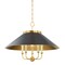 Hudson Valley Lighting Mark D. Sikes X Clivedon 5 Light Chandelier 27.5 In. Aged Brass/Bronze MDS1403-AGB/DB - alternate 1