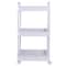 Organize It All 3 Tier Rolling Cart in White 15261-WHITE - alternate 4