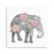 Homeroots Floral Elephant Unframed Print Wall Art 398859 - alternate 1