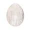 Homeroots 12" X 9" White Easter Solid Wood Hanging Dimensional Sculpture 384892 - alternate 3