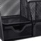 Homeroots 9" Black Metal Desk Organizer 390045 - alternate 4