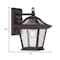 Homeroots Antique Bronze Birdhouse Shape Outdoor Wall Light 398534 - alternate 3