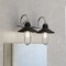 Vaxcel Galena 18 in W 2-Light Matte Black, Satin Nickel Nautical Coastal Bathroom Vanity Fixture W0402R - alternate 5
