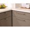 Amerock Mulino 7-9/16 in 192 mm Center-to-Center Black Brushed Nickel/Black Nickel Cabinet Pull BP36725BBNBN - alternate 3