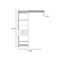 Homeroots 59" White Manufactured Wood Closet System 535187 - alternate 5