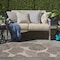 Homeroots 3' X 5' Natural And Ivory Floral Indoor Outdoor Area Rug 554908 - alternate 4
