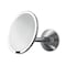 Simplehuman Makeup Mirror, Round, 9 in. H, With Frame ST3016 - alternate 7