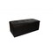 Homeroots 17in Brown Upholstered Faux Leather Bench with Flip top 469331 - alternate 1