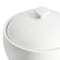 Our Table Simply White 13 Ounce Porcelain Sugar Bowl in White 133032.01 - alternate 3
