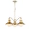 Jonathan Y Colin 3-Light 22" Adjustable Iron/Glass Retro Hurricane LED Pendant, Brass Gold JYL6122A - alternate 9