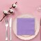 Smarty Had A Party Durable Luscious Lavender Paper Beverage/Cocktail Napkins, 600PK 139186154-CASE - alternate 4