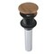 Kingston Brass Push Pop-Up Drain without Overflow, Antique Copper EV700AC - alternate 1