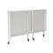 Homeroots 47" White Writing Desk 400743 - alternate 5
