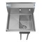 Koolmore Compartment Stainless Steel NSF Commercial Kitchen Prep & Utility Sink with Drainboard SA101410-10L3 - alternate 6