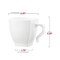 Smarty Had A Party 8 oz. White Square Plastic Coffee Mugs (192 Mugs), 192PK 6934W-CASE - alternate 7