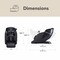 Osaki Titan Zero Gravity Massage Chair with Heated Rollers and Full Body Air Compression TP-Ronin 4D - alternate 3