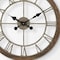 Homeroots 19" Brown Round Modern Farm Wall Clock 376254 - alternate 4