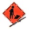Stop-Lite W21-1 Workers Ahead LED Roll-Up Sign RL-W21-1-3600H1 - alternate 3