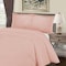 Homeroots Blush King Cotton Blend 1000 Thread Count Washable Duvet Cover Set 528114 - alternate 4