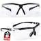 Bison Life Higuard Safety Glasses, Anti-Fog, Impact Resistant, UV400 Eye Protection with Adjustable Temple, 2PK BPES-HGSG-CLLBKGYT-2 - alternate 1