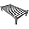 Homeroots Gray Solid Wood Twin Bed Frame 546604 - alternate 5