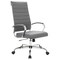 Leisuremod Benmar High-Back Leather Office Chair, Grey BOT19GRL - alternate 1