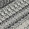 Homeroots 8' X 10' Black Striped Washable Indoor Outdoor Area Rug 576956 - alternate 6