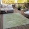 Homeroots 5' X 8' Artichoke Green And Fern Green Abstract Washable Indoor Outdoor Area Rug 587621 - alternate 7