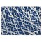 Homeroots 2' X 3' Navy and Ivory Abstract Washable Non Skid Indoor Outdoor Area Rug 559631 - alternate 5