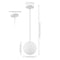 Jonathan Y Bleecker 7.75" Metal/Glass Globe LED Pendant, White JYL9528E - alternate 8