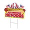 Signmission All American Hot Dogs Die Cut Yard & Stake outdoor plastic coroplast window, 1216-All C-DC-1216-DS-All American Hot Dogs19 - alternate 1