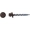 Big Timber No, 10 x 1-1/2'' Hex Head Cocoa Metal Roofing Screw, 100 Ct. WB112COCOA-100 - alternate 1