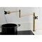 Kingston Brass Deck Mount Pot Filler Faucet, Antique Brass KS4703PKX - alternate 4