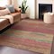 Homeroots 5' X 8' Blush Abstract Washable Indoor Outdoor Area Rug 608632 - alternate 5