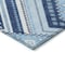 Homeroots 3' X 5' Navy Blue Aqua And Ivory Tribal Washable Indoor Outdoor Area Rug 598136 - alternate 5