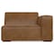 Homeroots 44" Brown Leather Modular Sofa 641027 - alternate 6