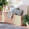 Bali & Pari Barid Braided Natural Rattan Storage Bench, 45" Rectangle 259-14272-ZORO - alternate 5