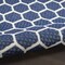 Homeroots 6' Navy Blue And Ivory Geometric Indoor Outdoor Area Rug 556333 - alternate 4