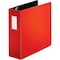 Business Source Slanted Dring Binders, Red BSN33120 - alternate 1